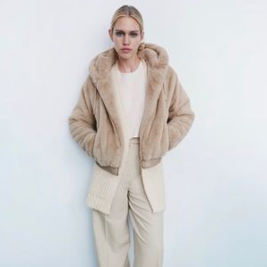 Zara faux fur jacket 🔥